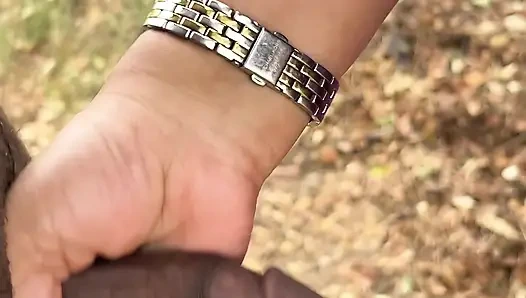 Girlfriend ko wild outdoor fuck in jungle and full night hardcore thokay at home - Double Dose (Hindi Audio)