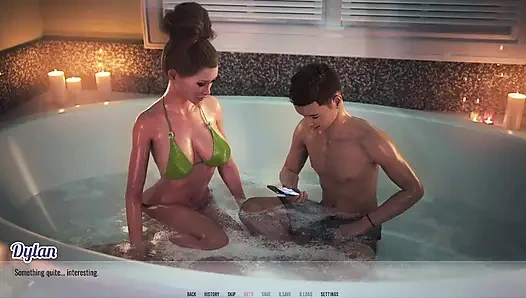 Awam 2 Spicy Up Издание - Дилан заставляет Софию пережить ее грязные секреты в горячей ванне