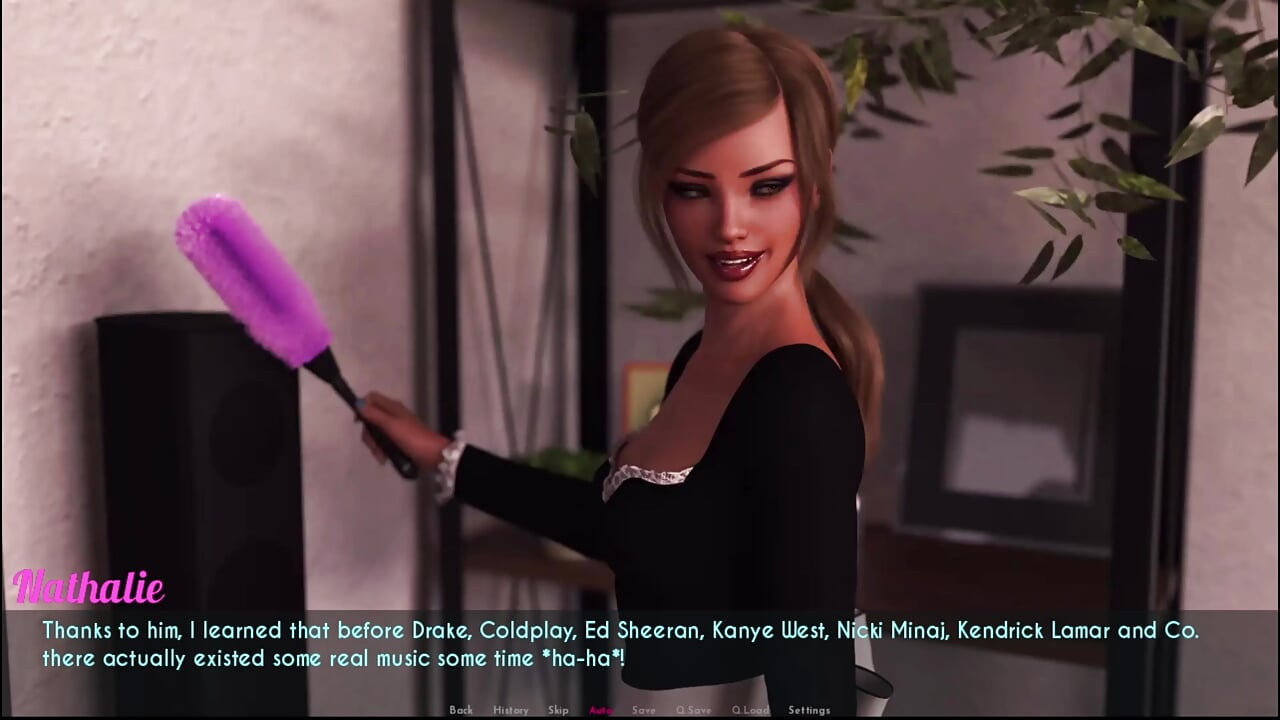 Awam Sophia deja que Nicole la masajee
