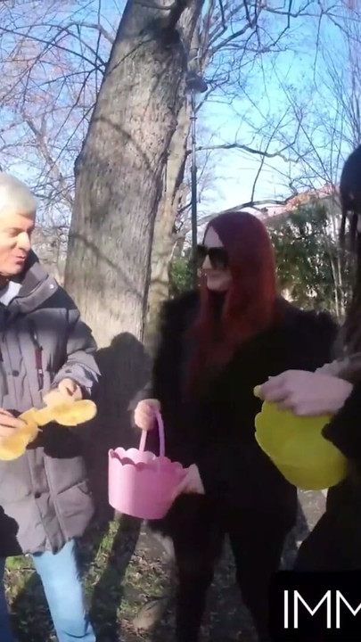Mia Trejsi Begs For Double Dicks In Egg Hunt Pussy Pounding! | Clip 1