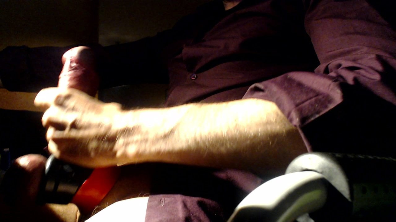 just going with the flow with my BigWhiteCock