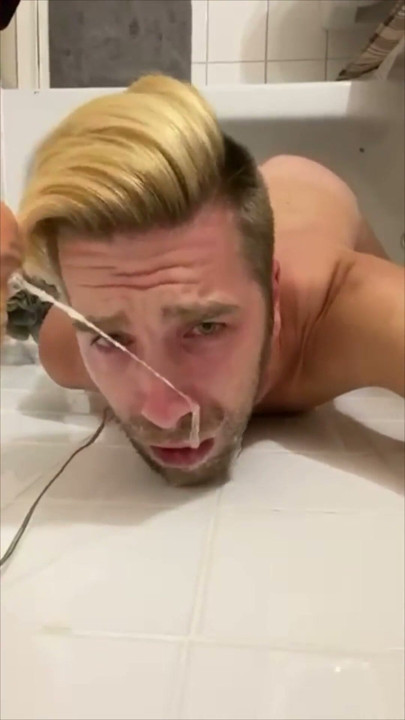 Fag Deepthroat Slimy Dildo | Clip 1