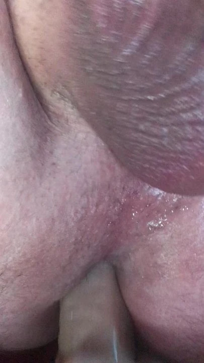 Wife fucks me with a dildo while I jack off