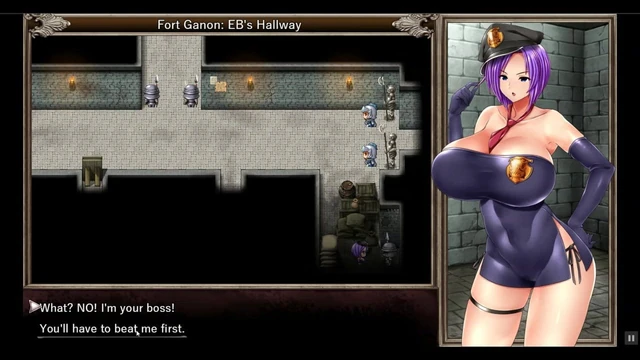 Karryn's Prison Hentai Game Ep1 the warden jerk off guards