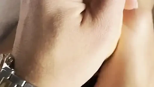 Fuß necken auf meinem strap-on-schwanz