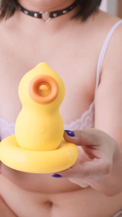 Masturbating with my new Funzze toy. Honey Ducky II. Selena Vega | Clip 2