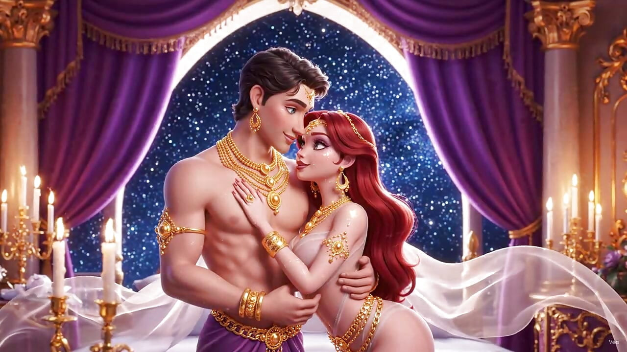 Charam kloj-ap desi chunban - sone ke gahne mein seksi bhaartiy larki aur sundar larke ki poori romantik raat