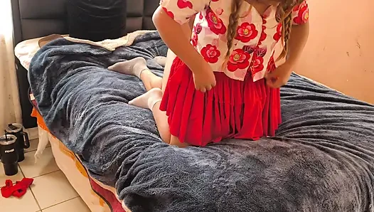 Don't get your penis out of me, shove it harder please! I have sex with mature cholita