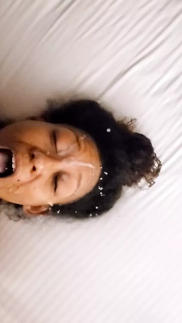 She loves a huge facial!