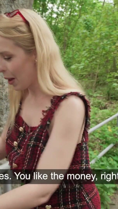 Public Agent Blonde alt chick Hailey White has the tightest pussy POV blowjob and outdoor sex | Clip 1