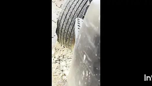 Old truck fucked in tube