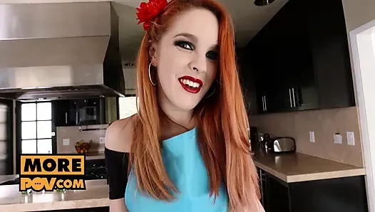 POV - schwanzliebende spanierin Amarna miller fickt in pOV