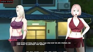 Entrenamiento de Sarada (Kamos.Patreon) - parte 35 Sakura desnuda, Mizukage Hinata! Por loveskysan69