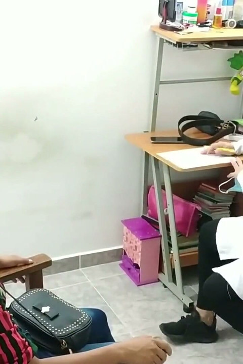 Maria's Gagged Mouth Examination