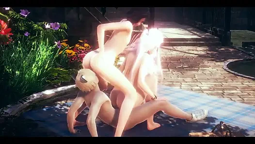 Dua hentai seksi - wanita ini lagi asik seks threesome - bokep film manga jepang