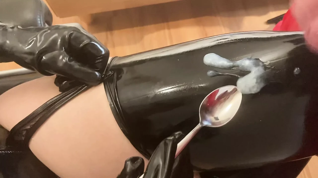 Latex Dildo, Cum Eating, Anal Plug User Request