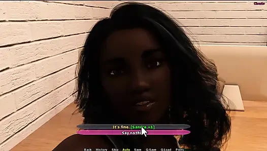 Haley Story #5 - Johannes tried to play with Haley's pussy