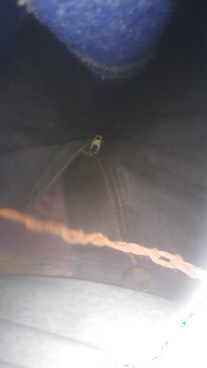 Look how he hit my penis on my thighs