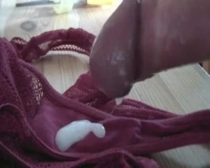 Yummy cum on panties
