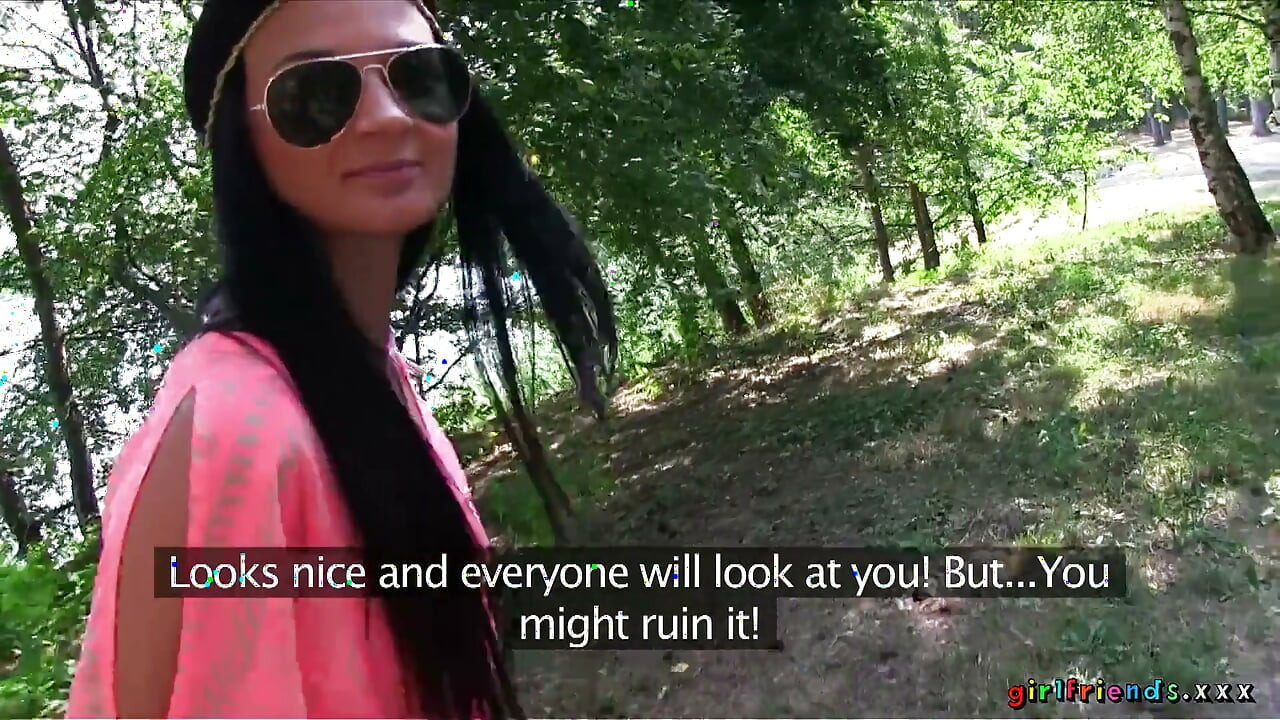 Girlfriends XXX - Keira Spreads Kayla's Trimmed Pussy Wide to Enjoy Sweet Licking & Outdoors Foreplay