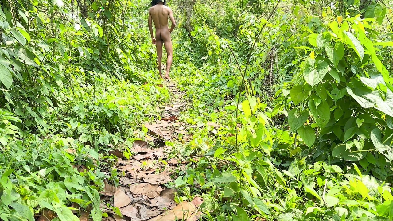 Roaming naked and doing fun in jungle and public place
