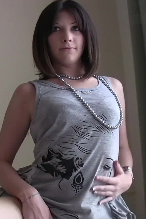 Lovely 18 Year Brunette Does Her First Casting