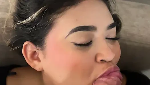 This is how you swallow a cock
