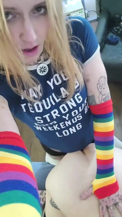 Hot trans woman & curvy Milf blow job | Clip 2