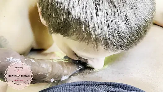 Big cock cum swallowing for my veteran