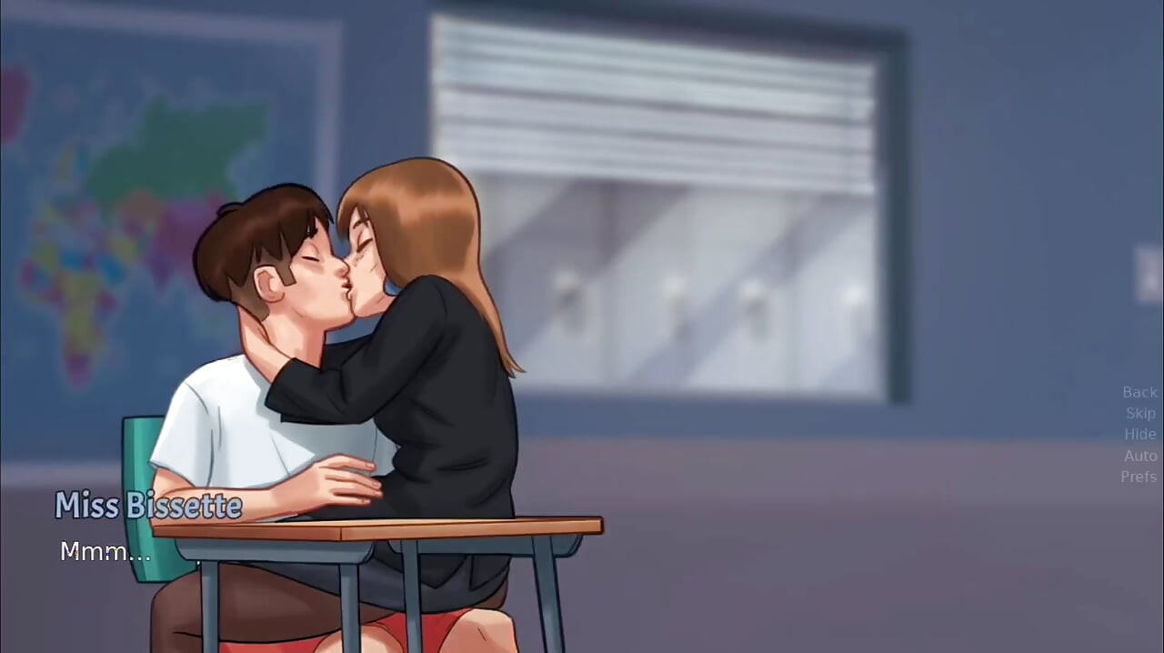 애널 프랑스 키스를 가르치는 미스 비제트 - 여름 시간 사가 게임 플레이