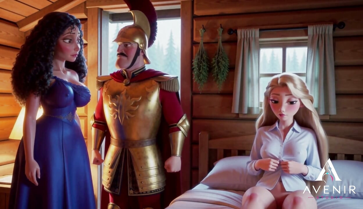 Rapunzel blir straffad av Gothel - Avsnitt 3
