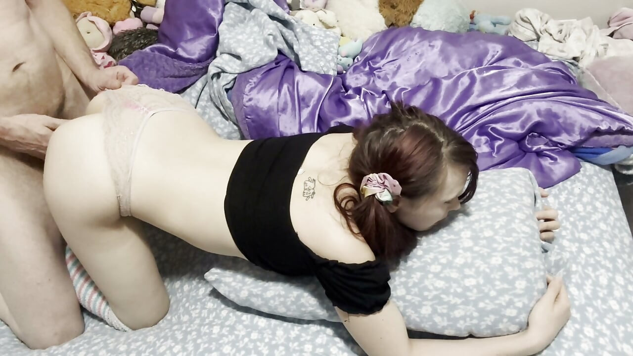 5 creampies please dont cum in me stepdaddy she begs him not to impregnate her