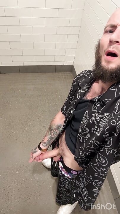 Have to stop in the bathroom while shopping.