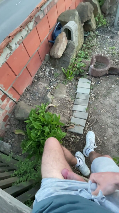 Risky! I Play on the Street with My Dick