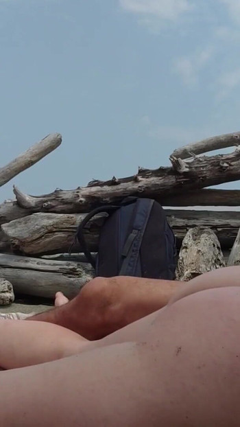 Spectacular moment from "Pussy Dick flashing in Public beach Squirting and Cumshot with Intense Orgasm in Front of Everyone"