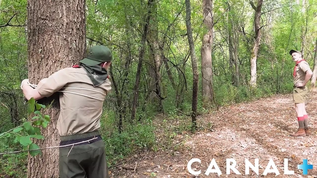ScoutBoys - Scout Mark Winters ass drilled by daddy bear Scoutmaster