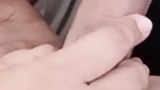 He sucks my balls very well
