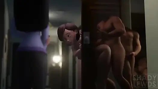 Anime cartoon characters movie hot seen