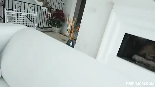 Horny stepmom Krissy Lynn satisfies all of stepson's desires