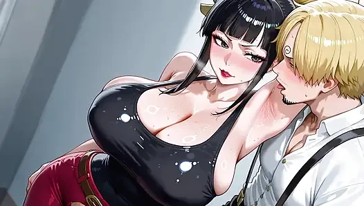 Sanji (op) x senjumaru (ağartıcı)