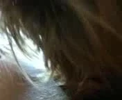 Great slut sucks dick to her lover and says that she likes