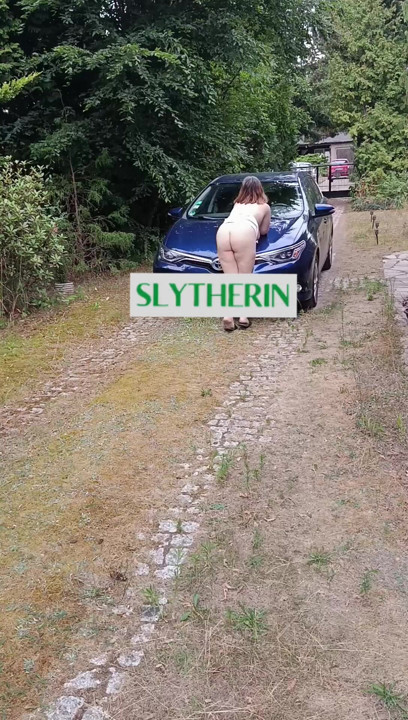Just having a little fun on my husband's car