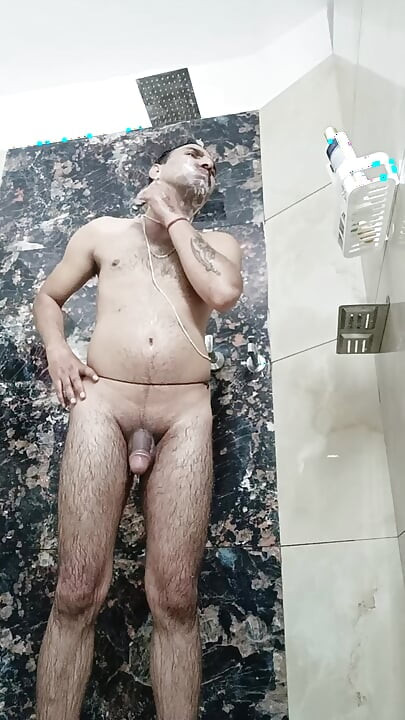 indian desi man enjoy sex and shower with police