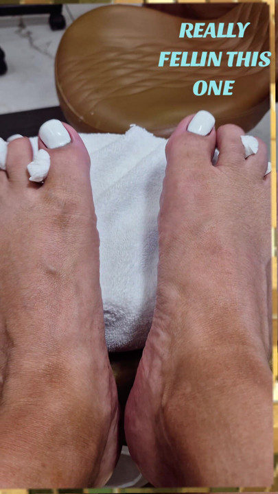 MY TIME FOR MY FEET.