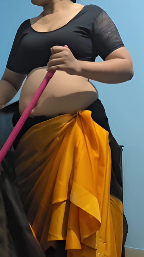 4K Hot Desi Housemaid Having Sex with Landlord Stepson While Cleaning