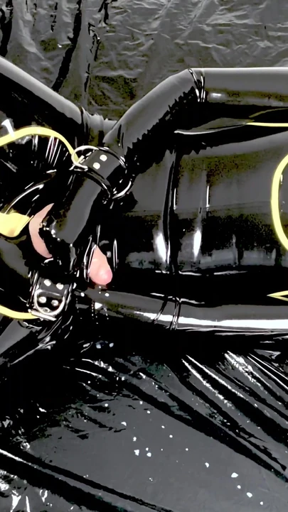 Jaw-dropping moment from "Rubber Gimp Milking!"