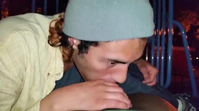 Blowjob at a park