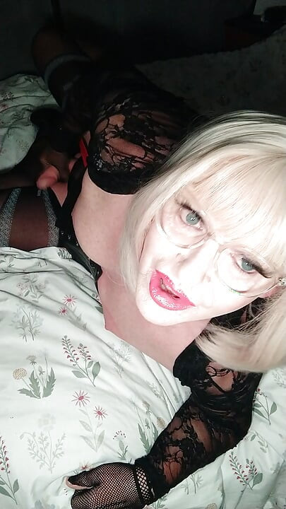 Trans Stockings Cum