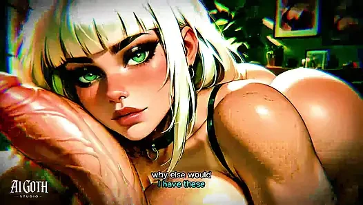 White Hair Goth Bitch: 