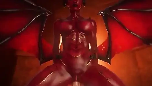 Oc Succubus in an Orgasmic Cowgirl